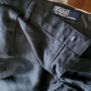 Ralph Lauren Polo men's linen pants black